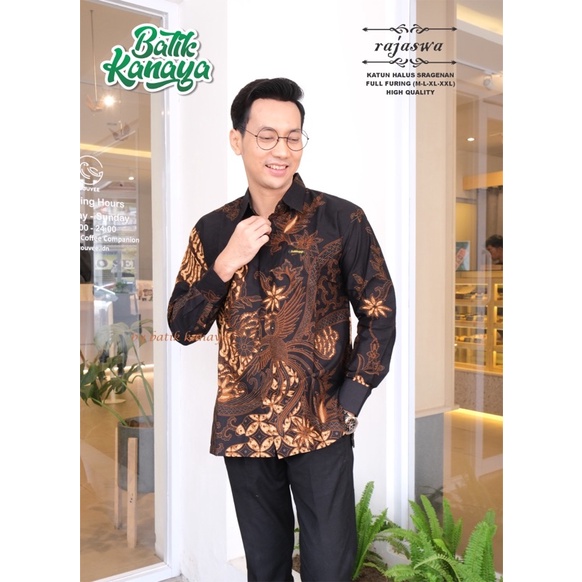 Rajaswa2 Kemeja Batik Pria Lengan Panjang Full Furing By Kanaya