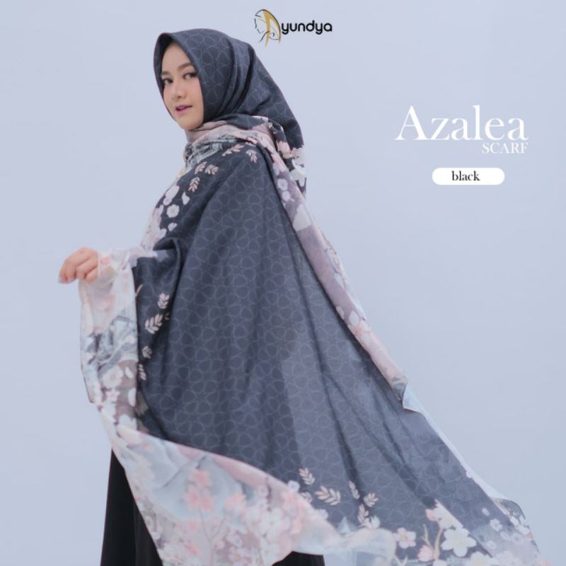 HIJAB SEGIEMPAT MOTIF SYARI 140 x 140 AZALEA SCARF BY AYUNDYA