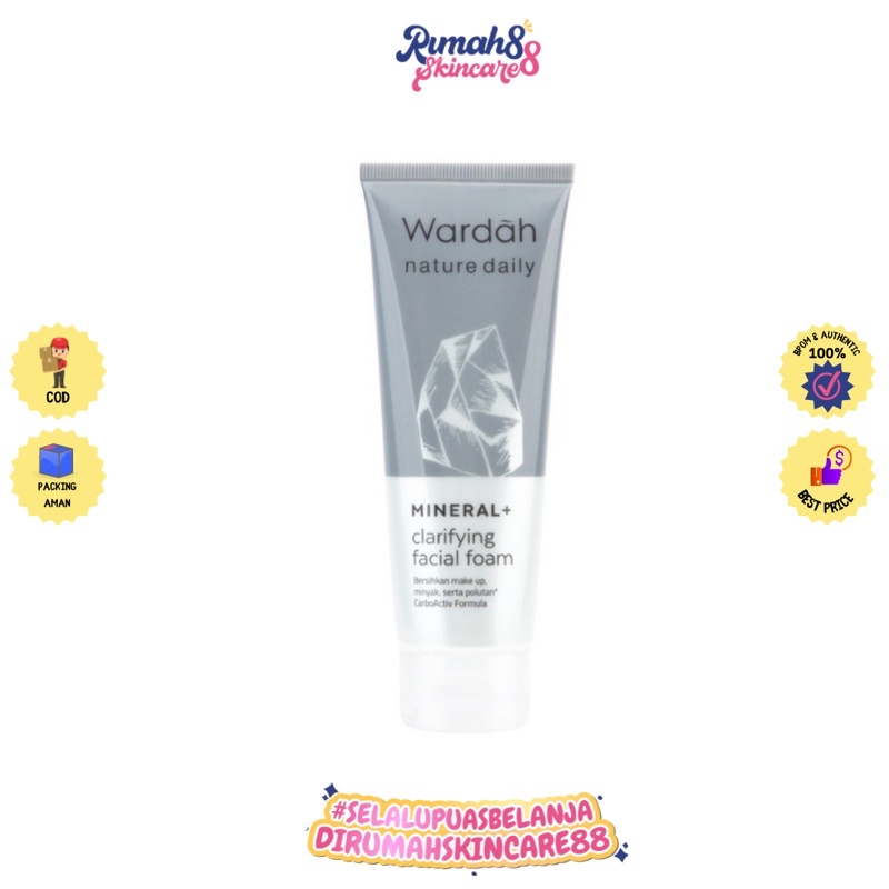 WARDAH Clarifying Facial Foam Nature Daily Mineral+