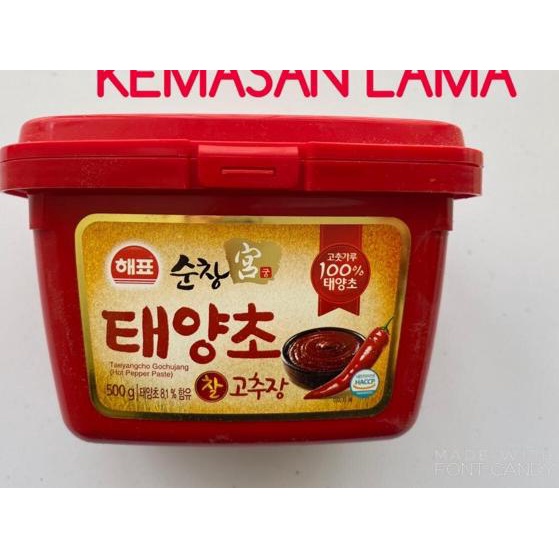 

10.10 BIG SALE FASION Sajo Gochujang 500gr (KEMASAN BARU) !!