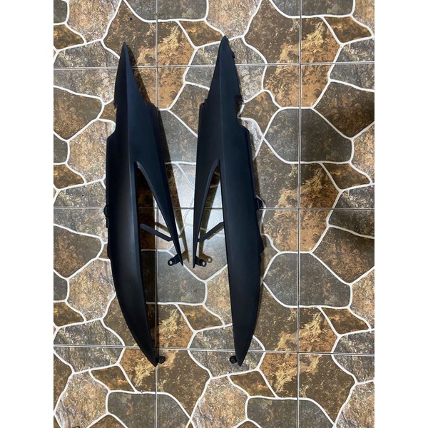 MURAH COVER BODY BELAKANG VARIO 110 LED FI HITAM DOFF HITAM DOP - ARSYA SPAREPART MOTOR