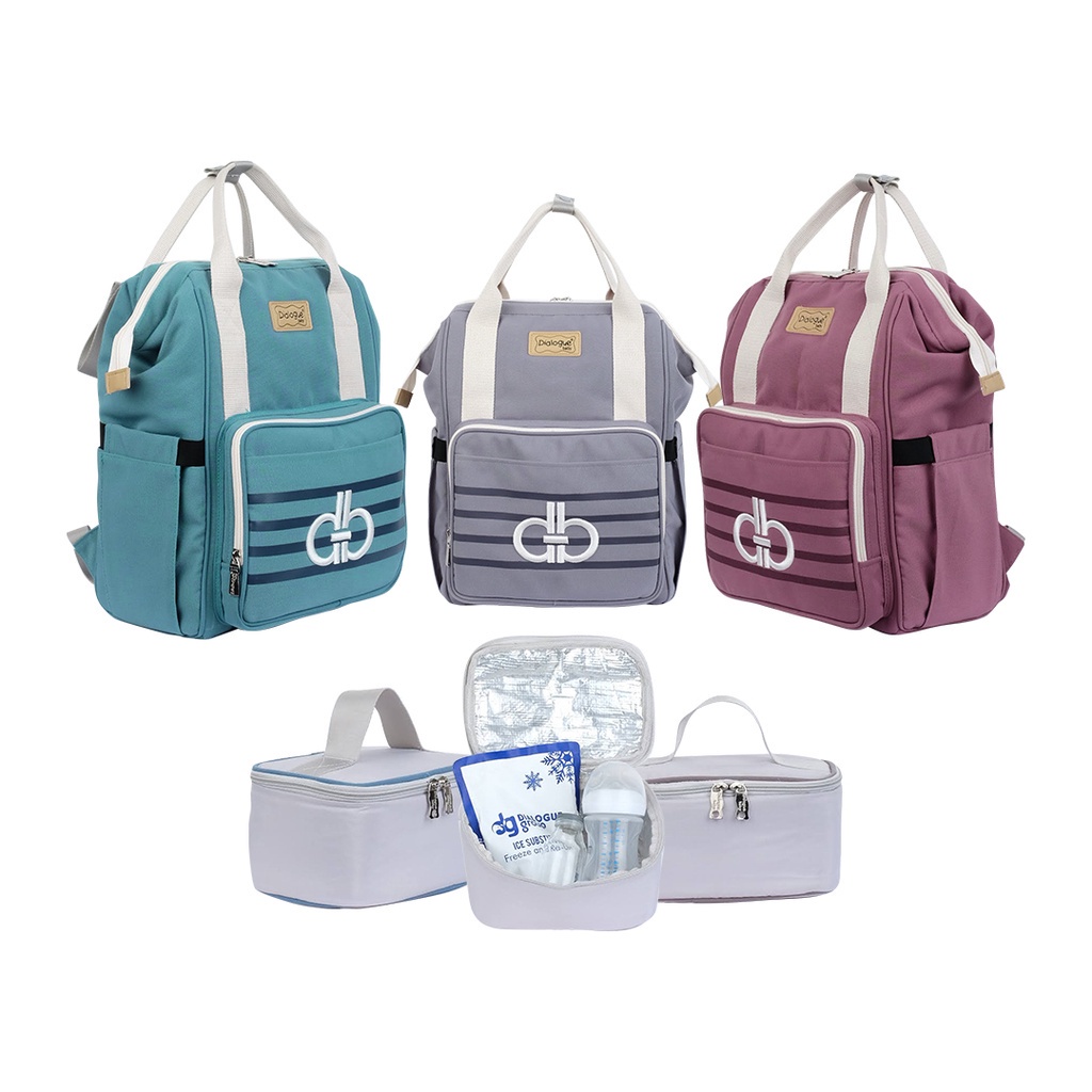 Dialogue Baby Tas Ransel + Cooler Bag Grand Series - DGT7416/Diaper Bag/Tasb Perlengkapan Baby/Tas B