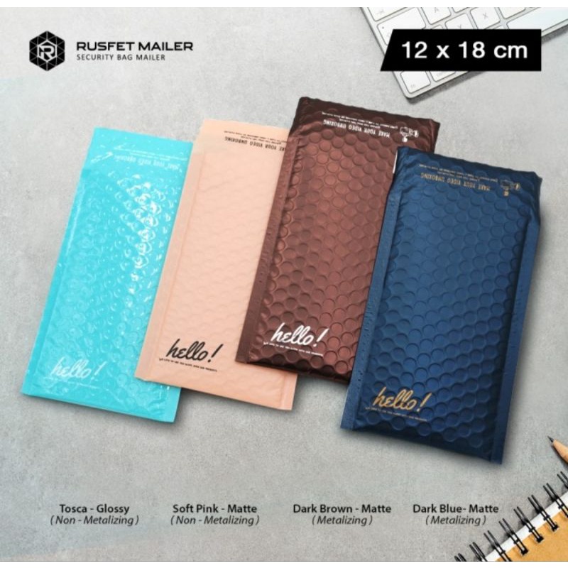 Amplop Bubble Mailer RUSFET PREMIUM Mix Color