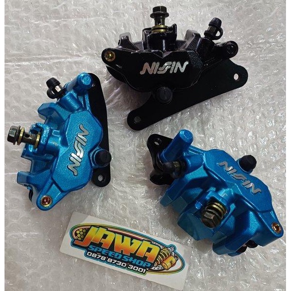 Kaliper Nissin 2P Thailand Braket Disc 220 Supra 100 Supra 125 Karisma Revo Supra Helmin