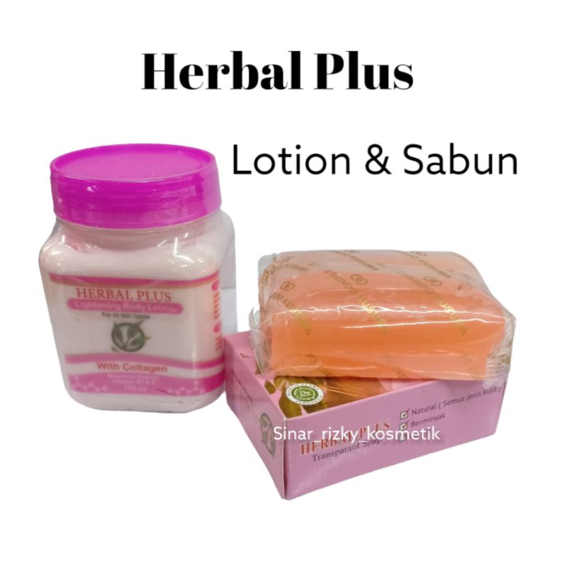 Herbal Plus Paket Lotion Dan Sabun Bpom