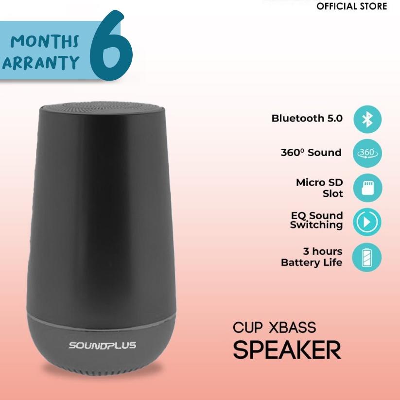 Paling Laris Soundplus - Cup Xbass  / Speaker Bluetooth