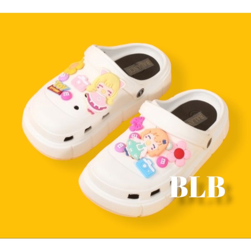 SANDAL BAIM ANAK PEREMPUAN SANDAL SELOP ANAK PEREMPUAN TALI BELAKANG MOTIF SANDAL EVA RUBBER ANAK KEKINIAN NYAMAN SANDAL SLIP ON BAIM ANAK MOTIF CANTIK