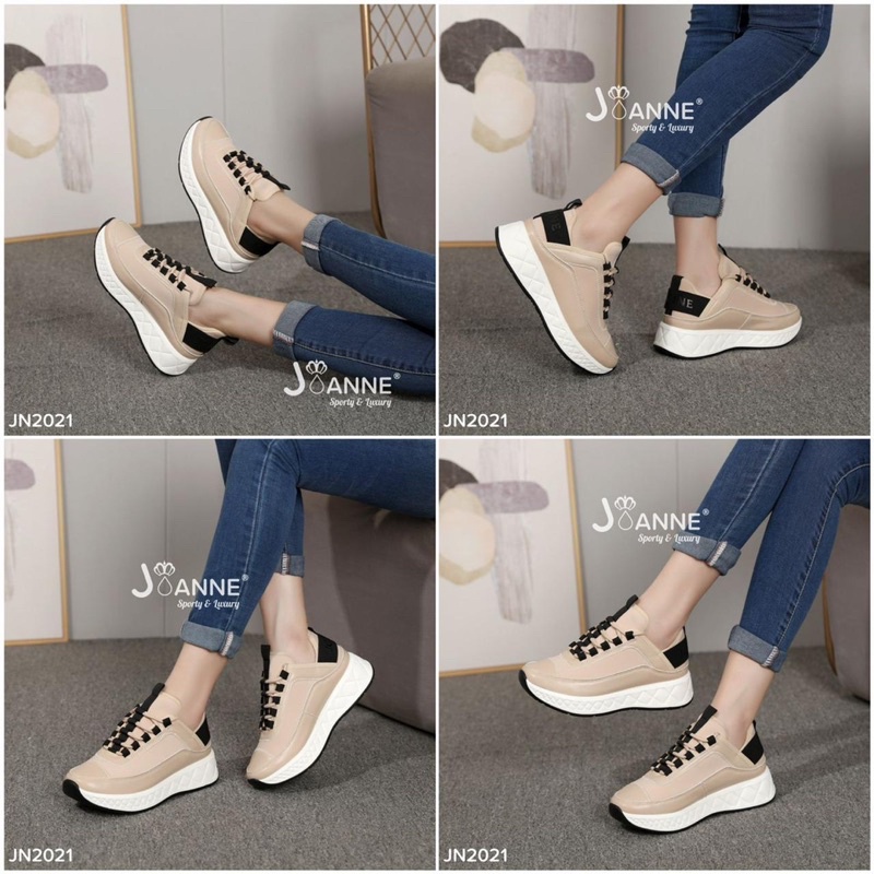 JOANNE Premium Highsole Sneakers Shoes JN2021 [ORIGINAL BRAND]