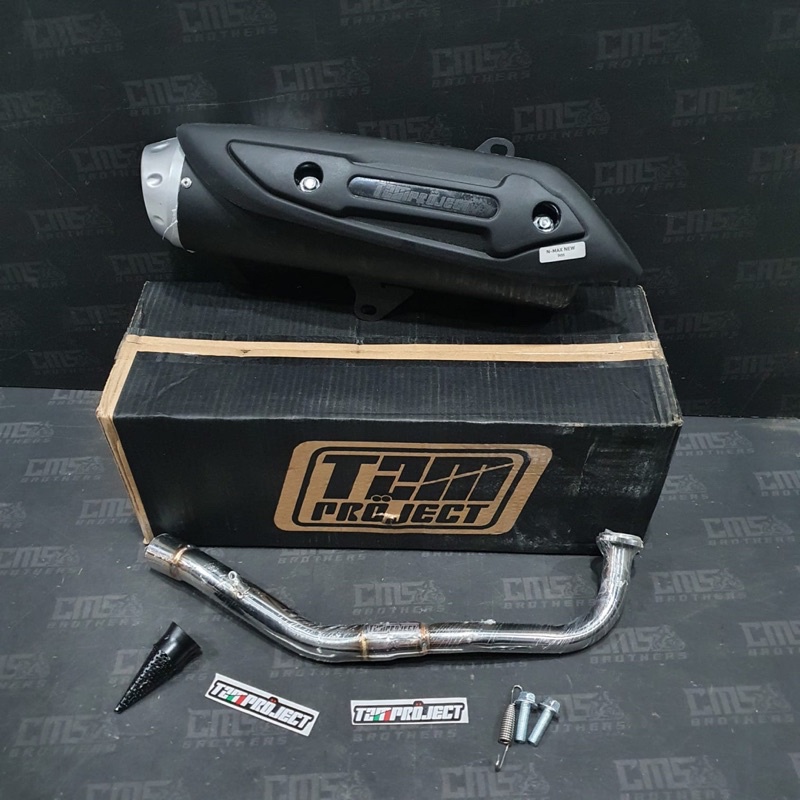 Knalpot TZM Project Non Stainless Standard Pro Yamaha New Nmax 2020