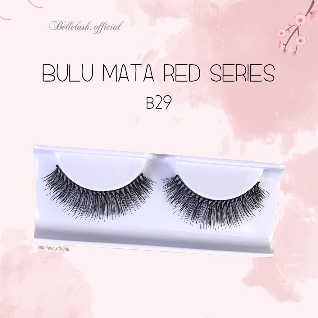 B29 Bulu Mata Palsu Handmade Natural False Eyelash Eye Lashes