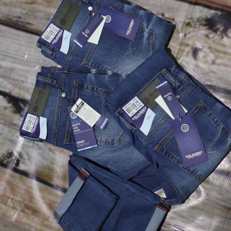 CELANA JEANS PICASSO IMPORT ORIGINAL MODEL SILM FIT