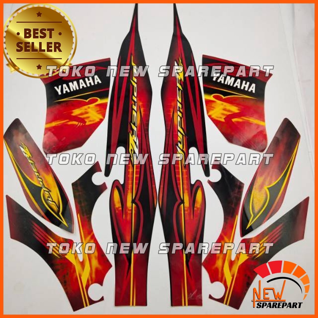 STIKER STRIPING ORIGINAL YAMAHA JUPITER Z NEW BURHAN TAHUN 2008