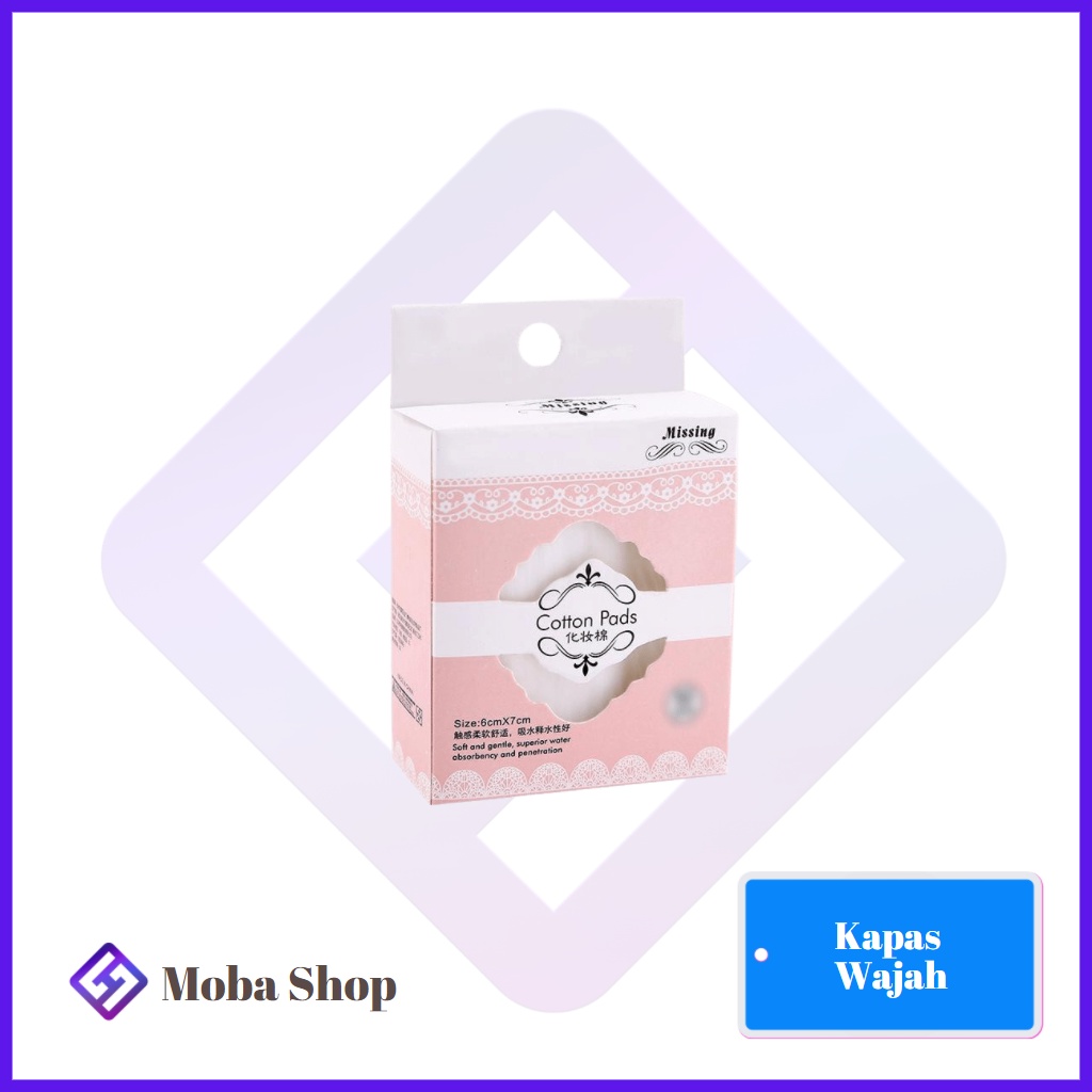 Kapas Toner Facial Cotton Pads isi 40 Lembar / Kapas Wajah