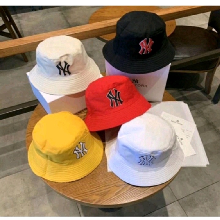NEW FASHION TERBARU TOPI BACKET WANITA TREND 2021 TOPI PALING DI CARI BACKET NY FULL MOTIF