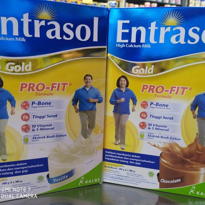 

[ COD ] ENTRASOL GOLD 600GR VANILLA/COKLAT