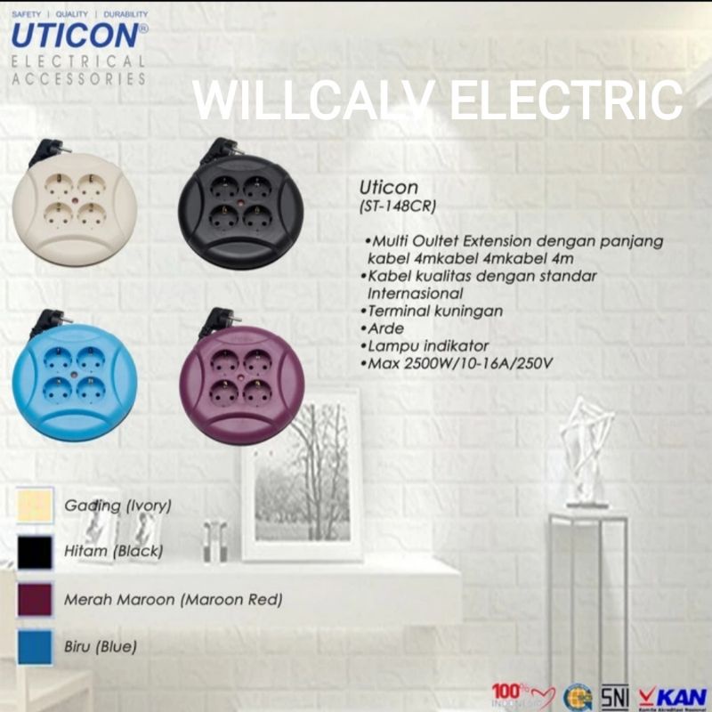 PROMO KABEL ROLL UTICON ST-148CR 4M 4METER 4 METER