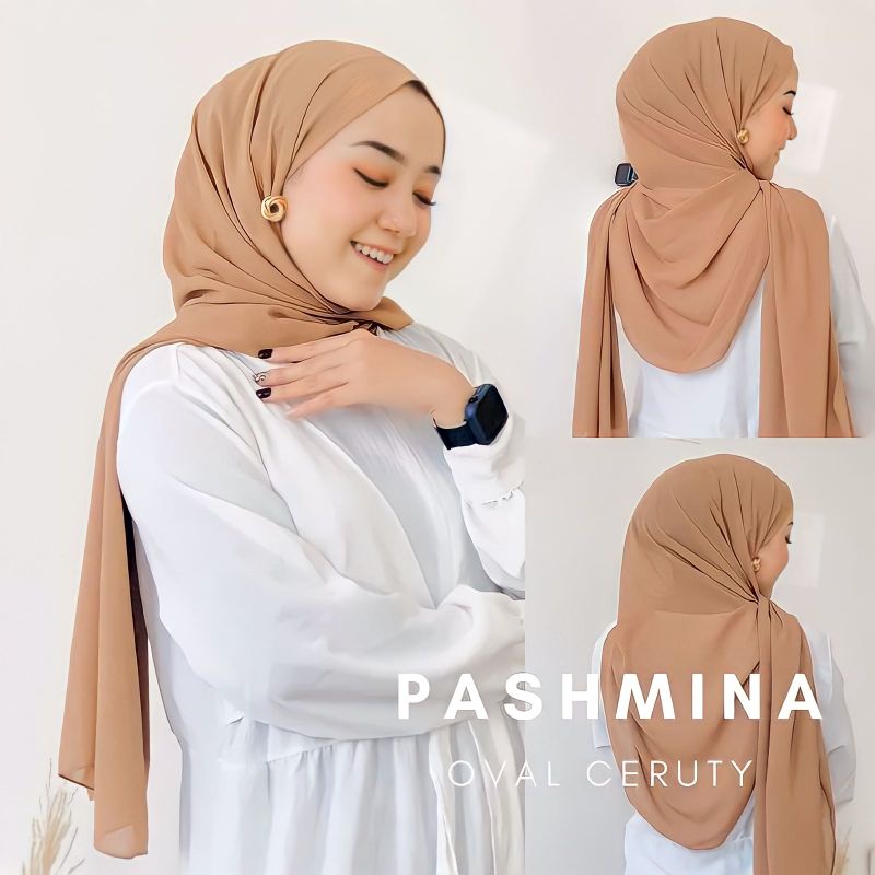 Pashmina Oval Curve | Pashmina Malay Ceruty Babydoll Premium