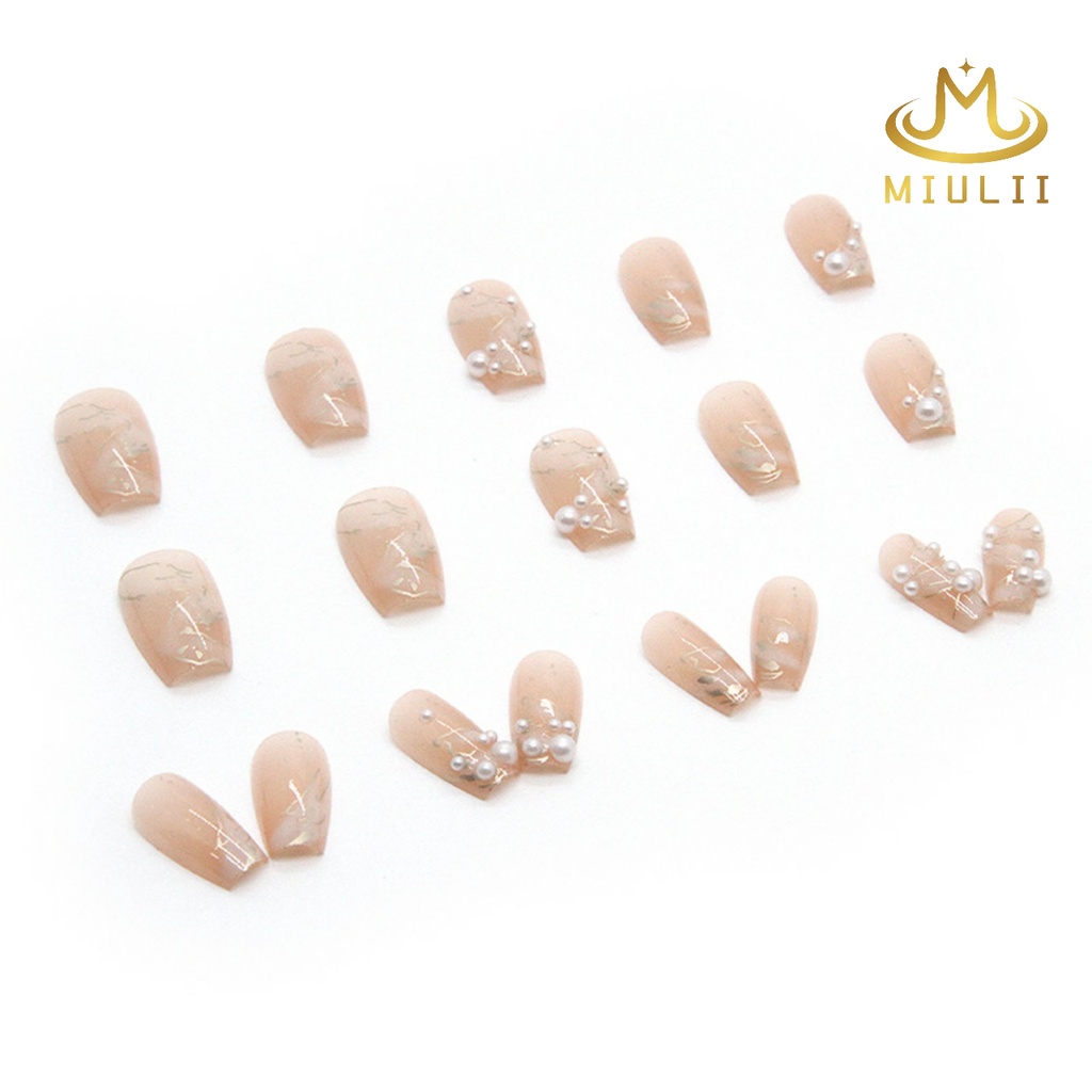 MIULII / KUKU PALSU   A0590  / 24PCS / 3D / NAIL ART / PREMIUM / CUTE / FREE LEM JELLY / KUTEK