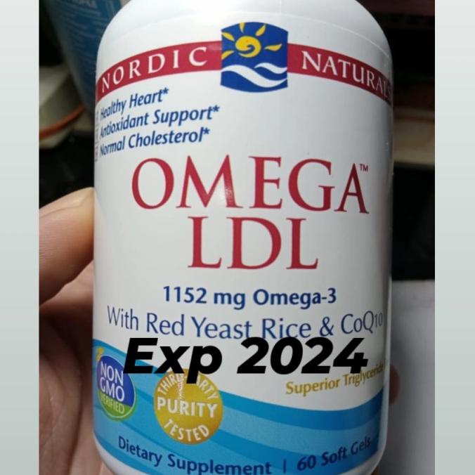 NORDIC OMEGA LDL 1152 MG OMEGA 3 WITH RED YEAST RICE AND COQ10 ISI 60