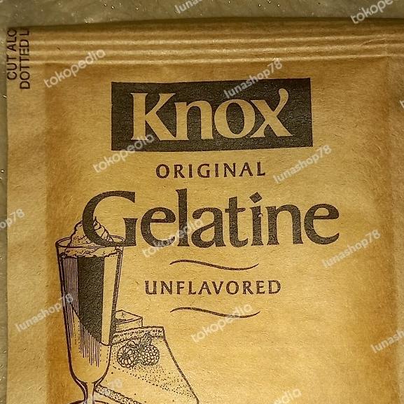 

\"\"\"\] 1 sachet gelatin tanpa rasa Knox original gelatine unflavored 7g