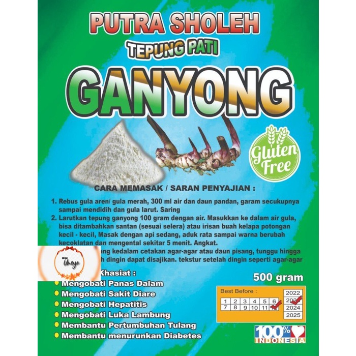 

Tepung Pati Ganyong Putra Sholeh Tepung Ganyong 500 gr