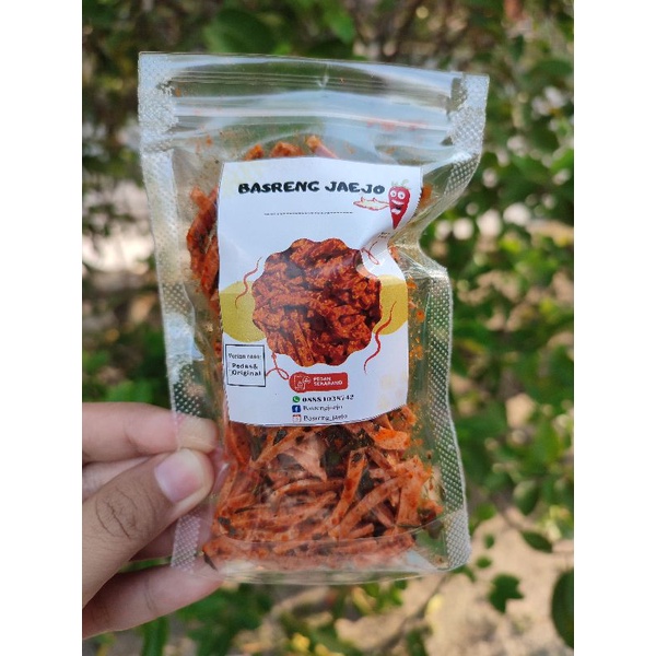 

Basreng daun jeruk pedas balado