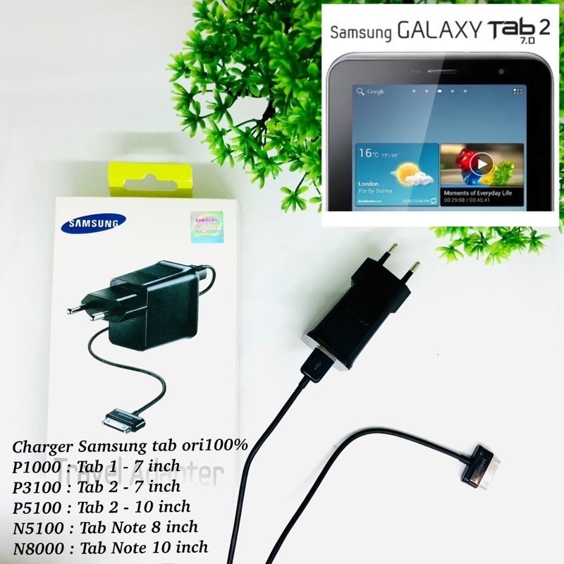 PROMO CHARGER SAMSUNG TAB P1000 TAB P3100 P5100 ORIGINAL 100%