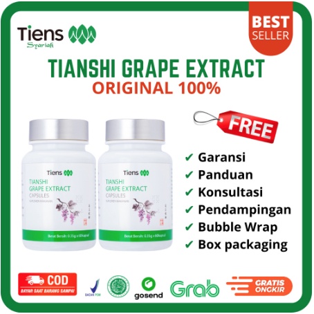 GRAPE EXTRACT TIENS PELANGSING TIANSHI EKSTRAK CAPSULE SLIMMING TIANSI THIANSI EXTRACK EXTRA EXTRAC 