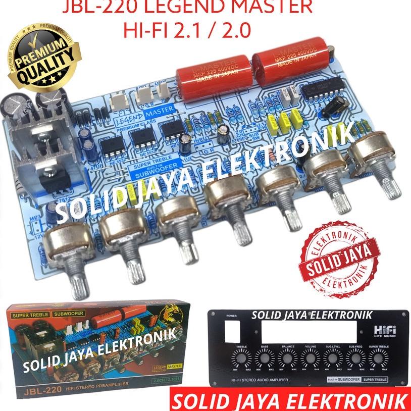 FREE ONGKIRKIT TONE CONTROL STEREO 2.1 2.0 JBL220 HOME THEATER HI FI STEREO PREAMP PRE AMP CONTROL S