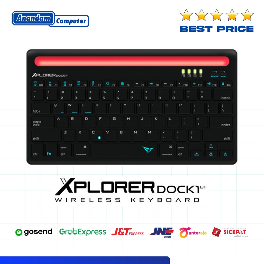 Alcatroz Xplorer Dock 1 BT Bluetooth Wireless Keyboard