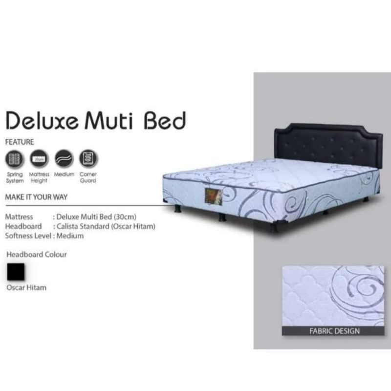 Spring bed Set CENTRAL DELUXE lengkap MULTIBED