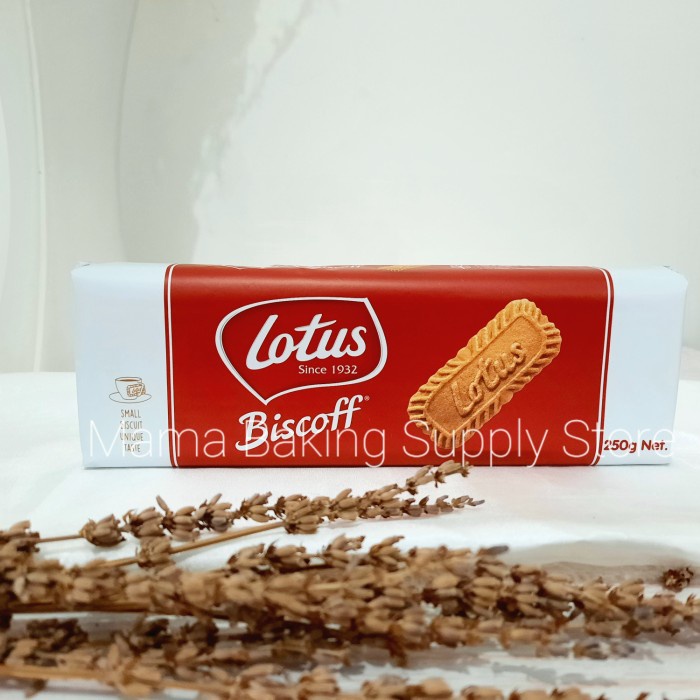 BISCOFF LOTUS Biscuit Caramel Cookie Roti Biscoff Asli 250 Gr