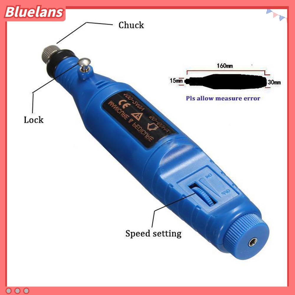 (In Stock) Kacamata Hitam Lensa Warna Warni ♡Pen Bor Elektrik Mini Untuk Manicure / Nail Art