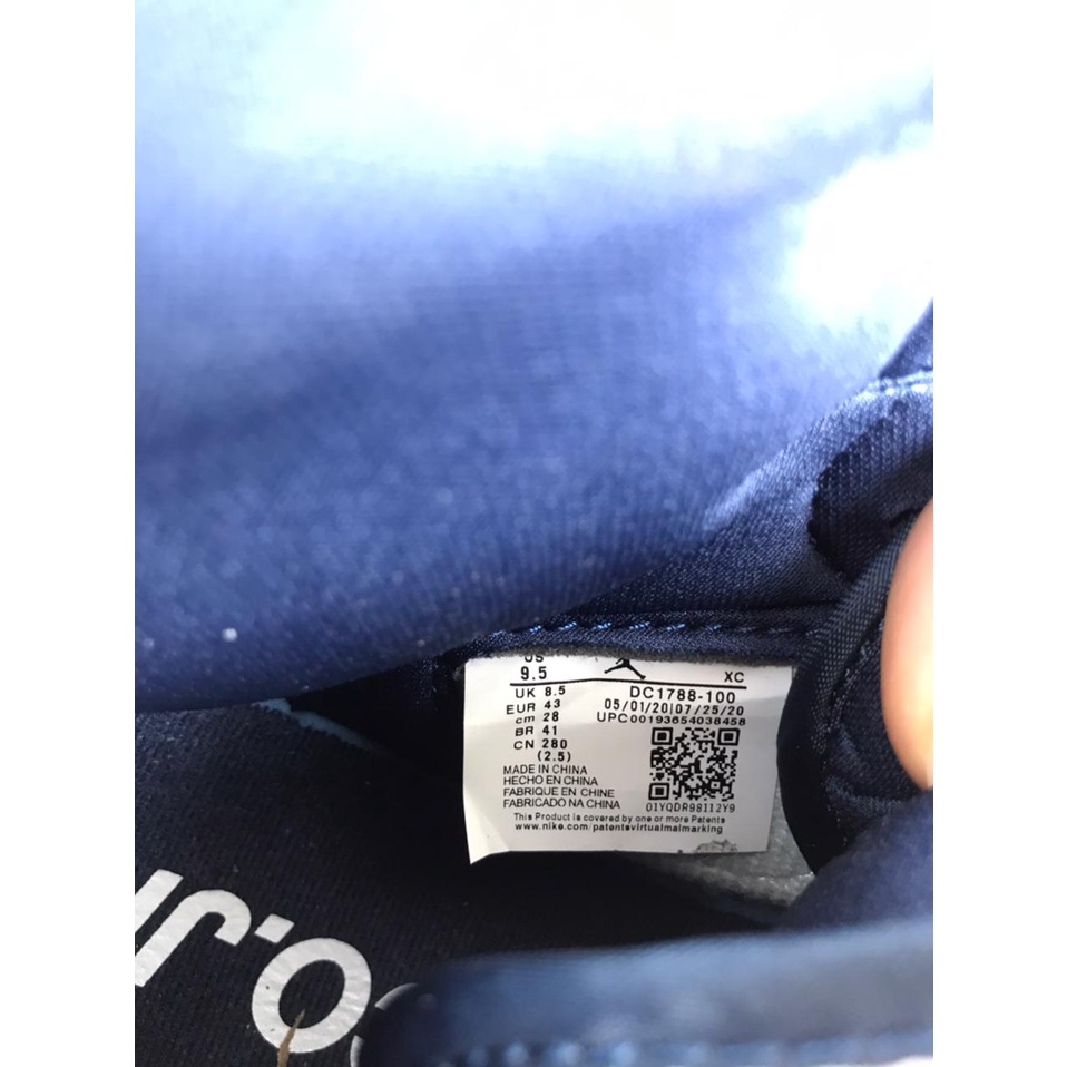 Air Jordan 1 R High COJP Midnight Navy, 100% Real Pic.