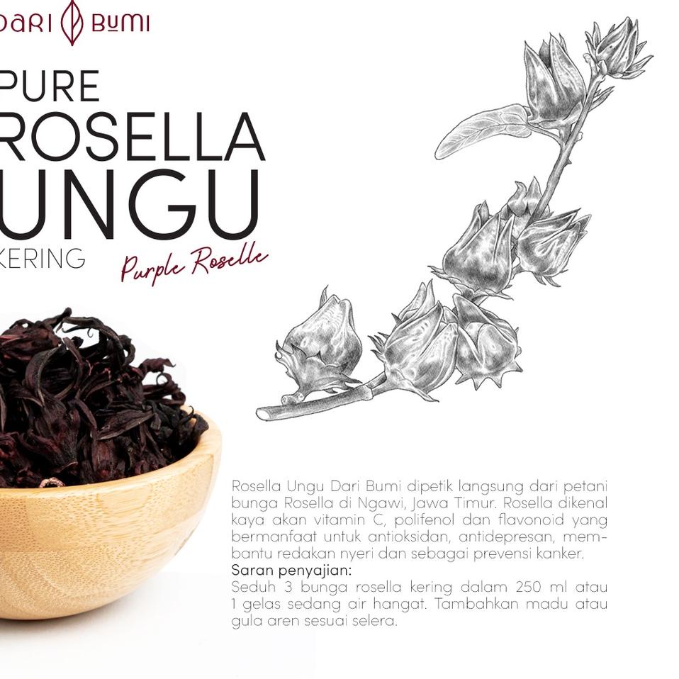 

KodeOo5O9--Bunga Rosella Ungu 125 gr Teh Diet Alami daribumi