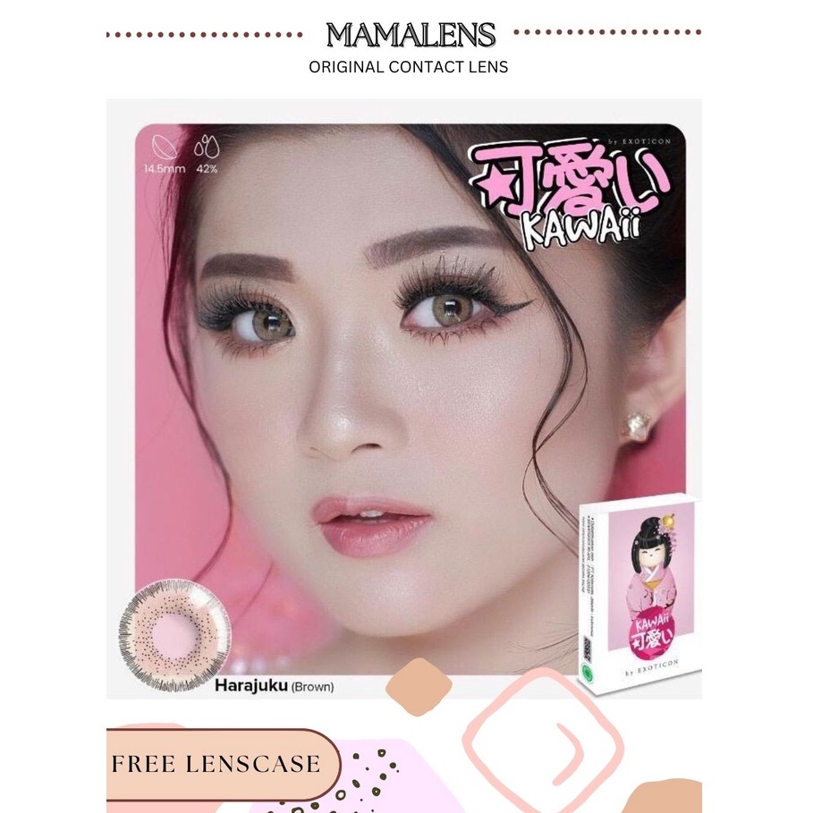 SOFTLENS X2 KAWAI MINUS -3.25 S/D -6.00 | FREE LENSCASE - MAMALENS