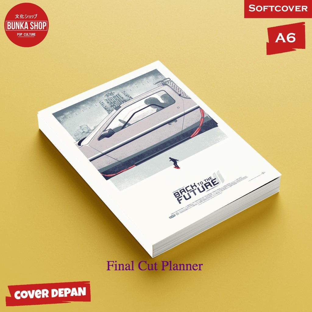 

Pocket Note Anime Back To The Future 2 Softcover A6 Buku Tulis Catatan Notes Agenda Planner Jurnal planner