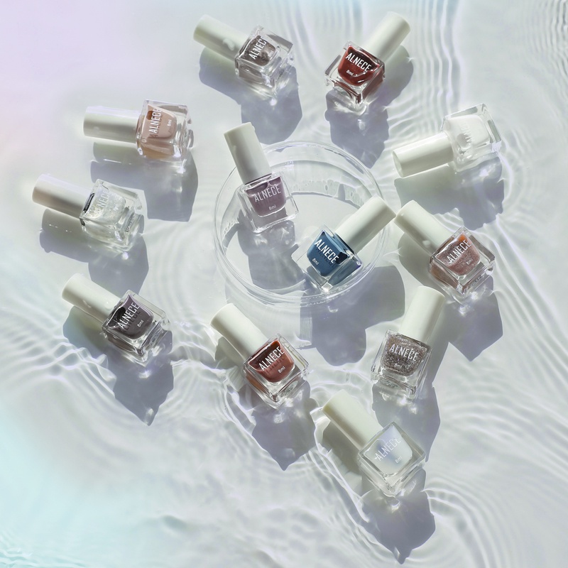 ALNECE 9 warna Bisa Di Kupas Kutek Halal Muslimah Kutek Peel Off Bisa Untuk Sholat Cat Kuku 8ml