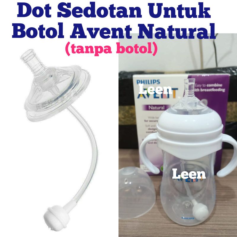 Sedotan Straw Untuk Botol Natural BPA Free(tanpa botol)