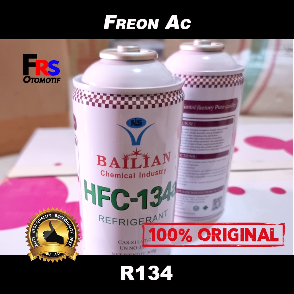 FREON AC R134 BAILIAN KALENG Freon Bailian R134 Kaleng Murni Original