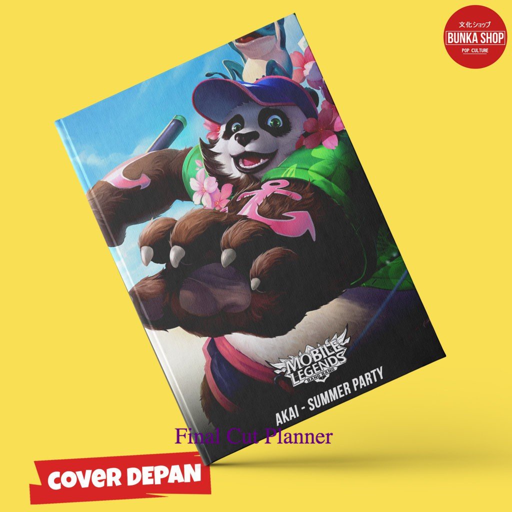 

Note Book Mobile Legends Akai Summer Party Hardcover A5 Buku Catatan Buku Tulis Murah .