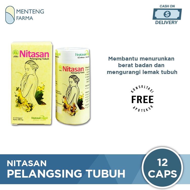 Nitasan Pelangsing Tubuh - Obat Herbal Membantu Menurunkan Berat Badan