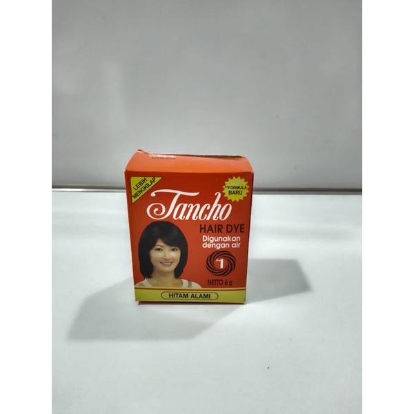 TANCHO HAIR DYE BUBUK HITAM ALAMI / CAT RAMBUT HITAM / SEMIR RAMBUT - TANCHO