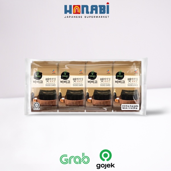 

CJ Bibigo Seaweed Seasoned With Olive Oil 40g (8pcs) - Rumput Laut Minyak Zaitun Made In Korea
