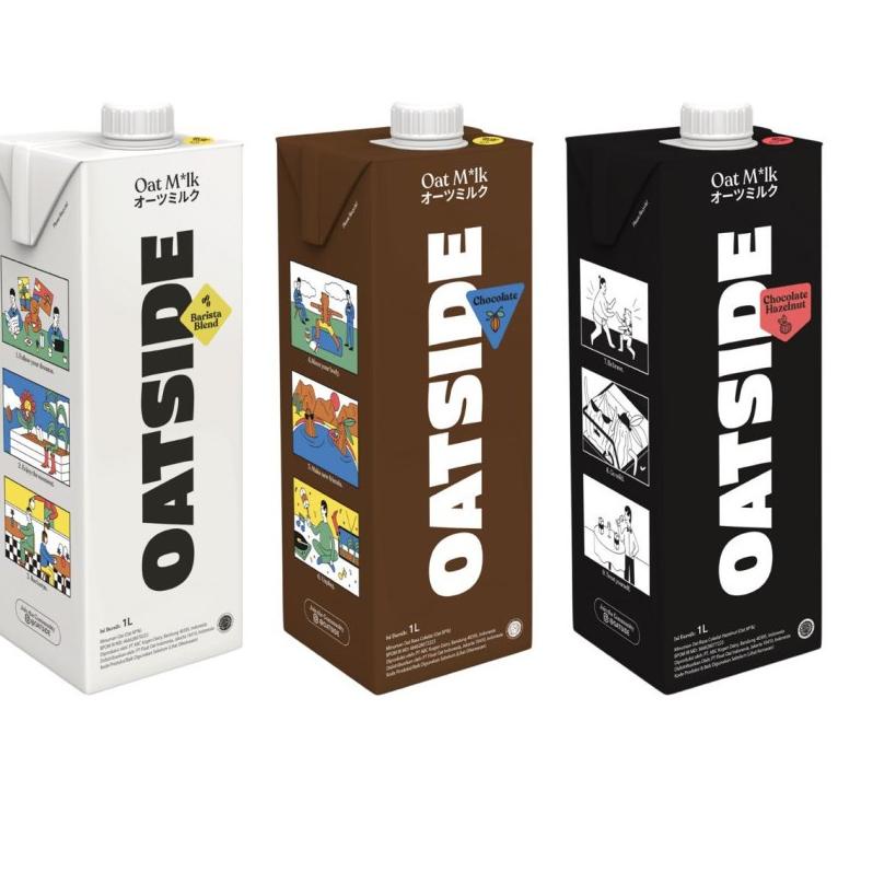 

Promo Max--Oatside Barista Blend/Chocolate/ Hazelnut Oat Milk 1L