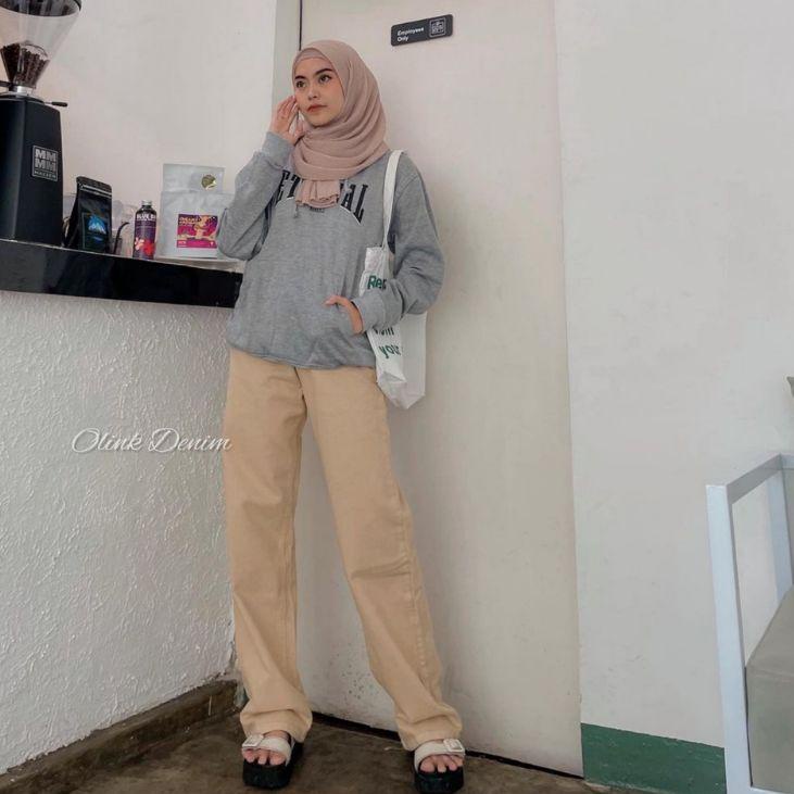 Penjualan Terbanyak.. Rok Jeans Span Panjang Gisca Kancing Depan Murah//Rok jeans wanita terbaru 202