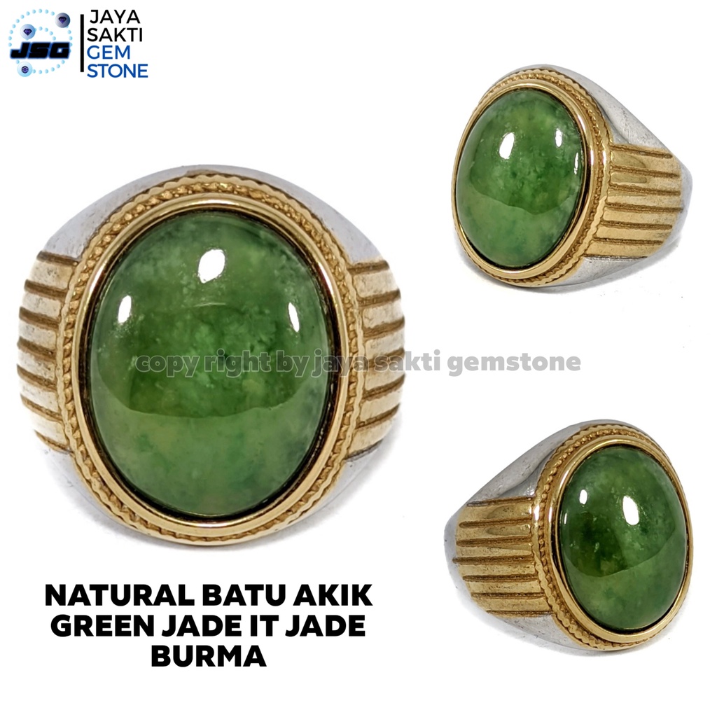 Natural Batu Akik Giok Burma Jade it Jade GBJ09