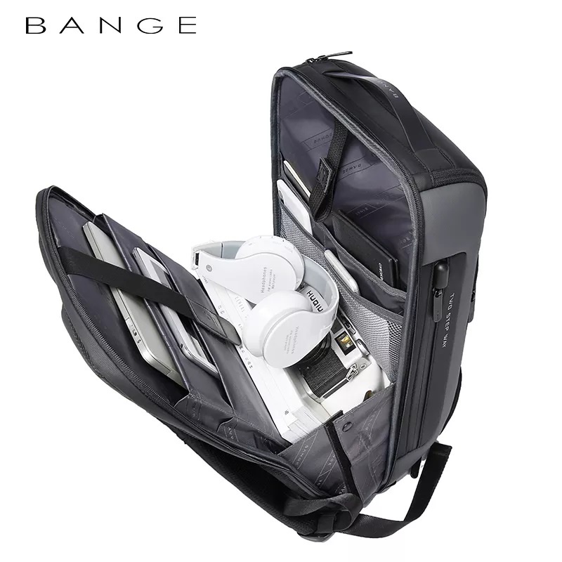 Bange Tas Ransel pria Laptop Backpack Lock USB 15.6 Inch BG7216Plus