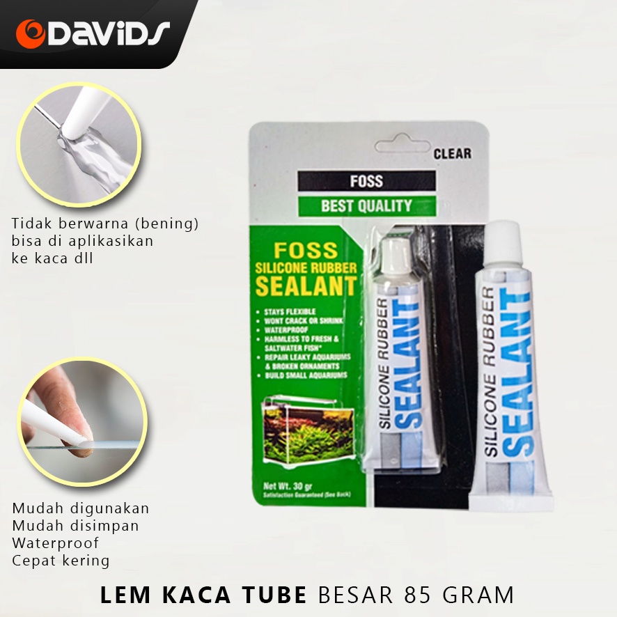 Lem kaca aquarium silikon sealant tube besar