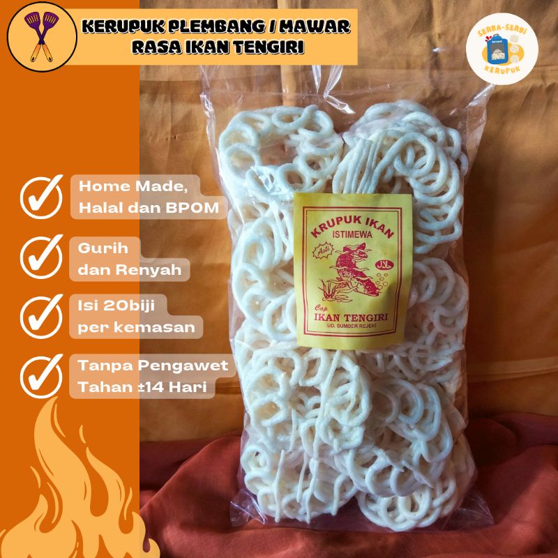 

Kerupuk Mawar Palembang Plembang Rasa Tenggiri